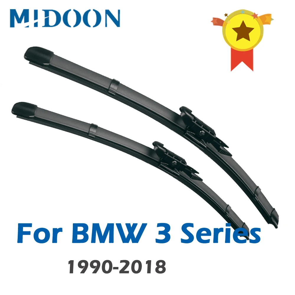 MIDOON Wiper Blades for BMW 3 Series E36 E46 E90 E91 E92 E93 F30 F31 F34 316i 318i 320i 323i 325i 328i 330i 335i 318d 320d 330d