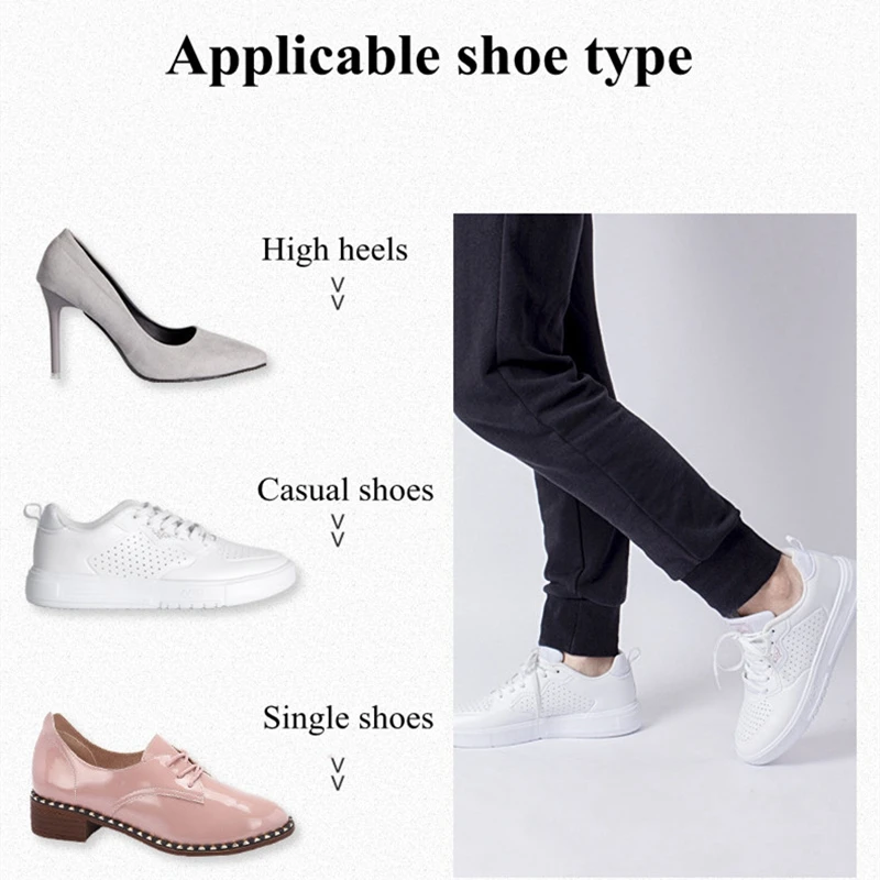 1 Pair Soft Sponge Forefoot Cushion Pads, Toe‑Guard Half‑Size Shoe Inserts, Comfort Foot Care Pads for Women High Heel Shoes