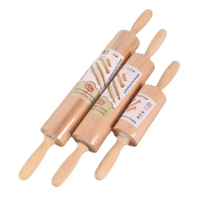 

Professional Wood Rolling Pin for Baking Smooth Tapered Design Best for Fondant Pie Crust Cookie & Pastry Dough Roller SN3692