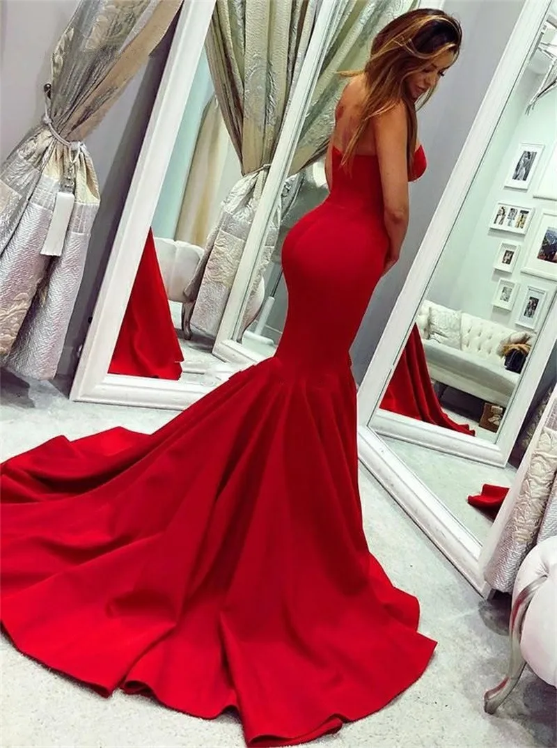 Mermaid Bridesmaid Dresses 2020 Sweetheart Zipper Back Sweep Train Wedding Party Dresses Plus Size Prom Dresses Customized