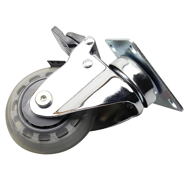 4inch Muted Furniture Medical Bed Chair Caster Hospital Universal Wheel Industry Instrument Equipment Hardware Part