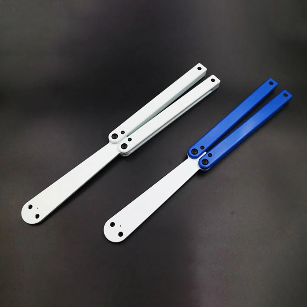 Squid Practice Butterfly Knife Plastic Unshaved Folding Pocket Butterfly Trainer Knife