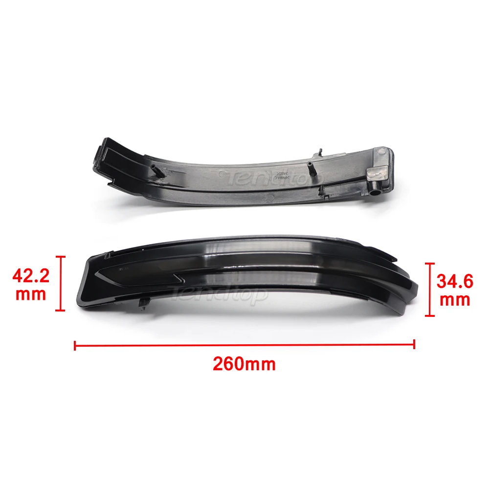 Dynamic LED Rearview Mirror Streamer Turn Signal Light For Nissan X-Trail T32 Qashqai J11 Murano Z52 Navara NP300 Pathfinder