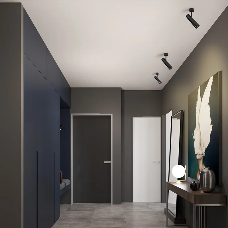 أيسيلان سقف ليد حديث أضواء سطح شنت AC85-260V 7 واط 360 + 90 زاوية دوران للعيش المنزل الإضاءة التجارية