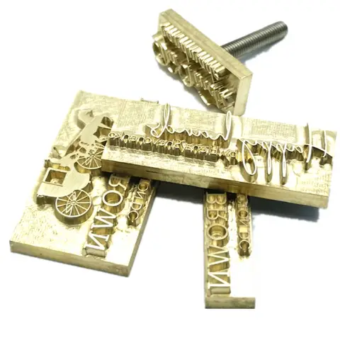 Brass Mould Wood Leather Stamp Custom Logo Design Branding personalised  Cake Bread Mold Heating Embossing personalized cliche