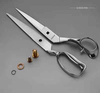 LEAGUE Sewing Scissors Process quality all stainless steel tailor scissors 12 inches high-grade wool clothing leather scissors