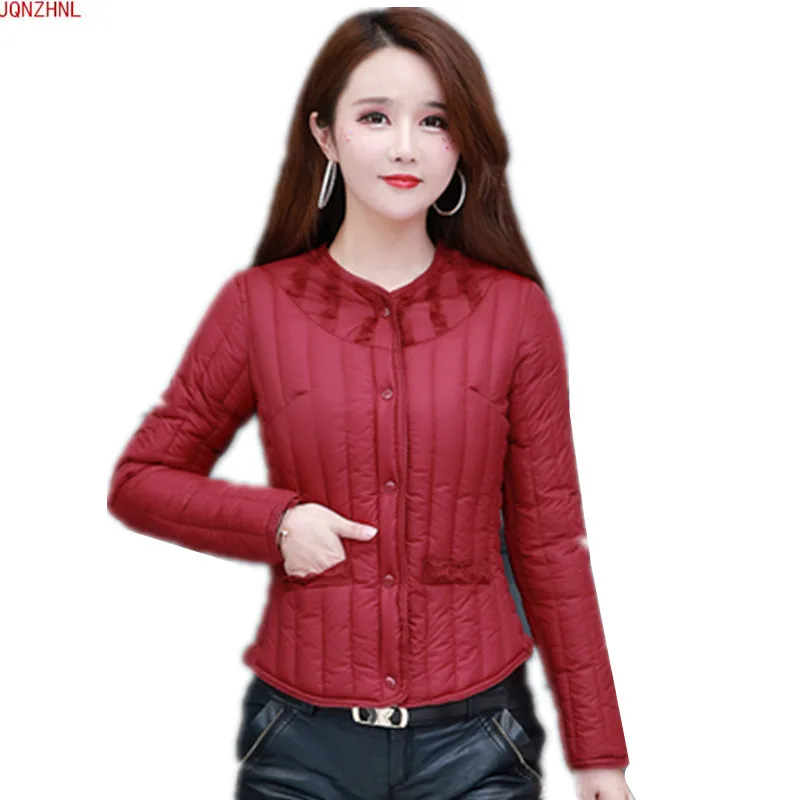 Winter Women Cotton Jacket Cotton Long-sleeve Short Down Cotton liner Cotton Clothes Bottom Warm Clothes Slim Jacket A257