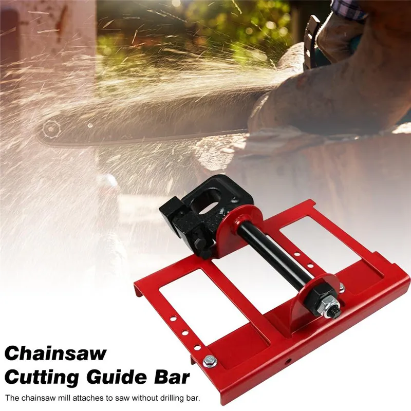 2020 New Lumber Cutting Guide Saw Woodworking Steel Timber Chainsaw Attachment Cut Guided Mill Wood Chainsaw