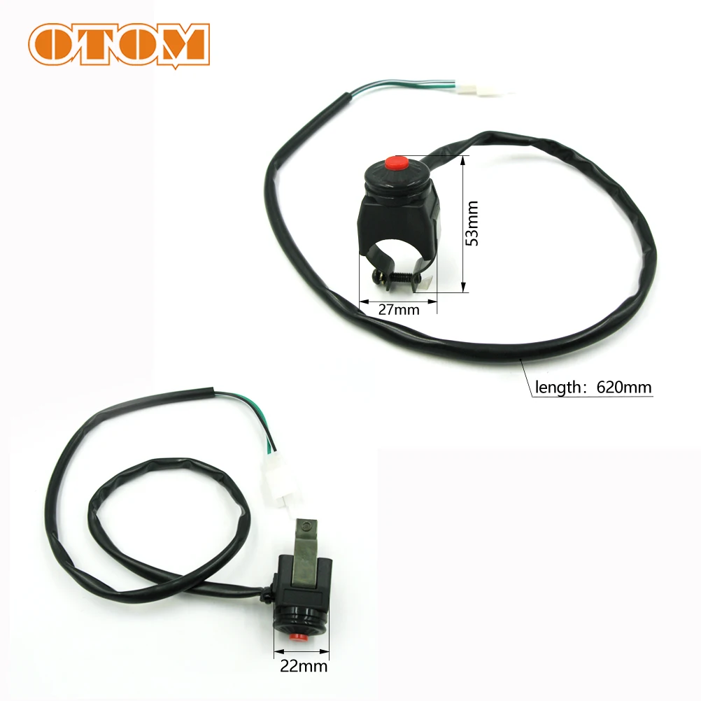 OTOM Momentary Universal Push Button Switch Motorcycle On/Off Power Switchs Engine Starter Kill For KTM EXC HUSQVARNA TE CRF KXL