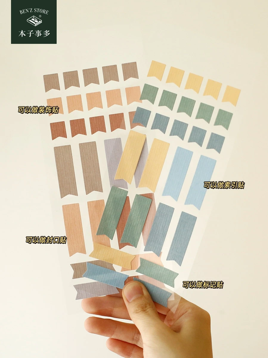 Multifunctionele Foto Hoek Sticker Note Marker Planner Stickers Gift Seal Sticker Journaling Briefpapier Notebook Accessorries