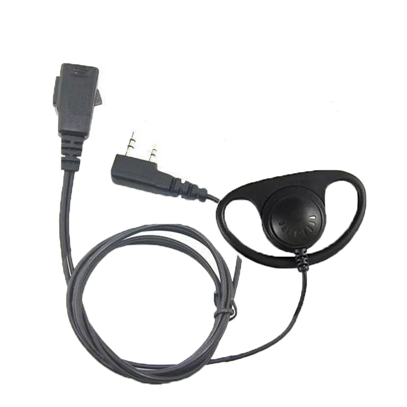 

5X Earpiece Headset D Ring Earhook For Baofeng Radio UV-5R KG-UVD1 KG-UVD1