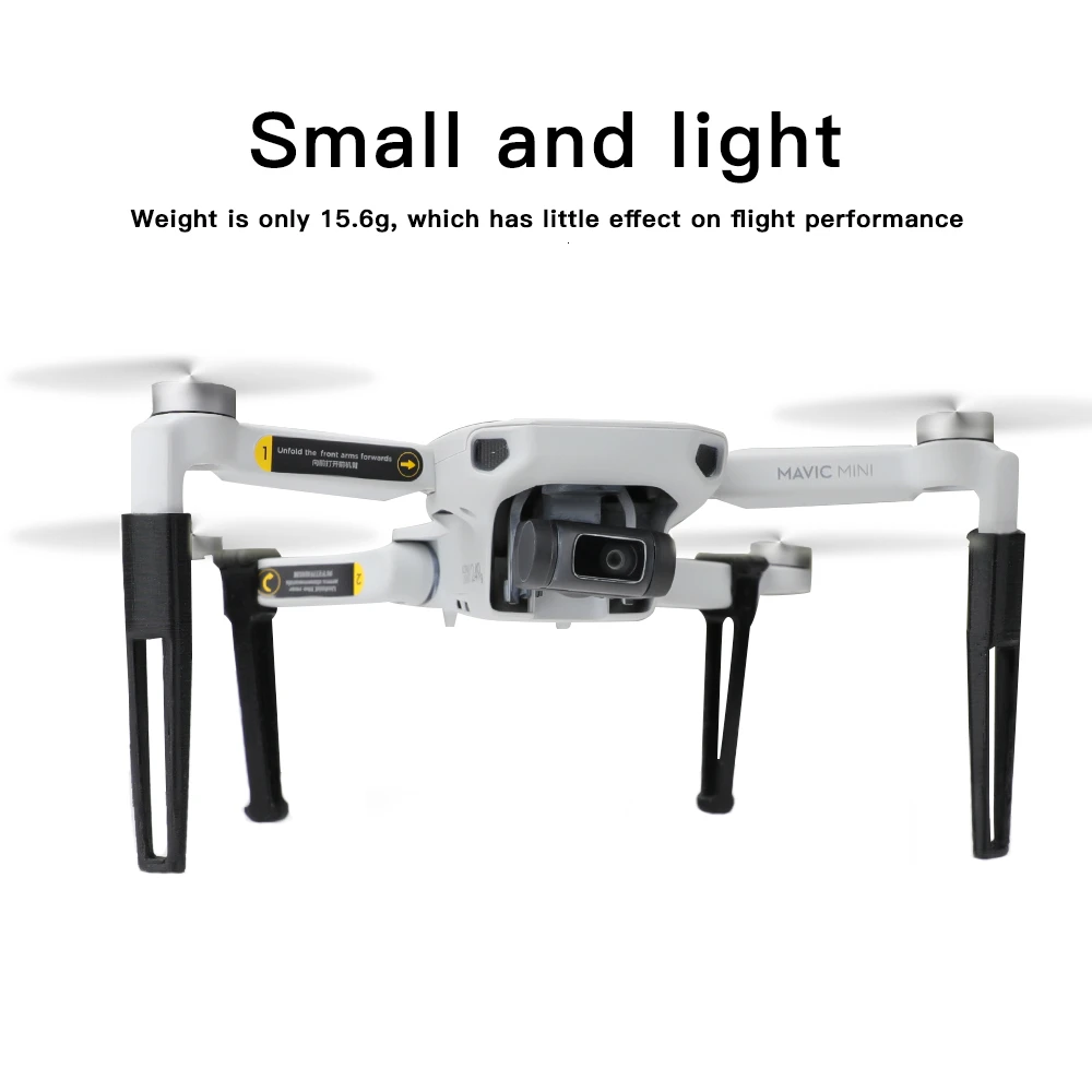 Увеличенный шасси, амортизирующий шасси с 3D принтом для DJI Mavic Mini Drone, запчасти, аксессуары, защита ног