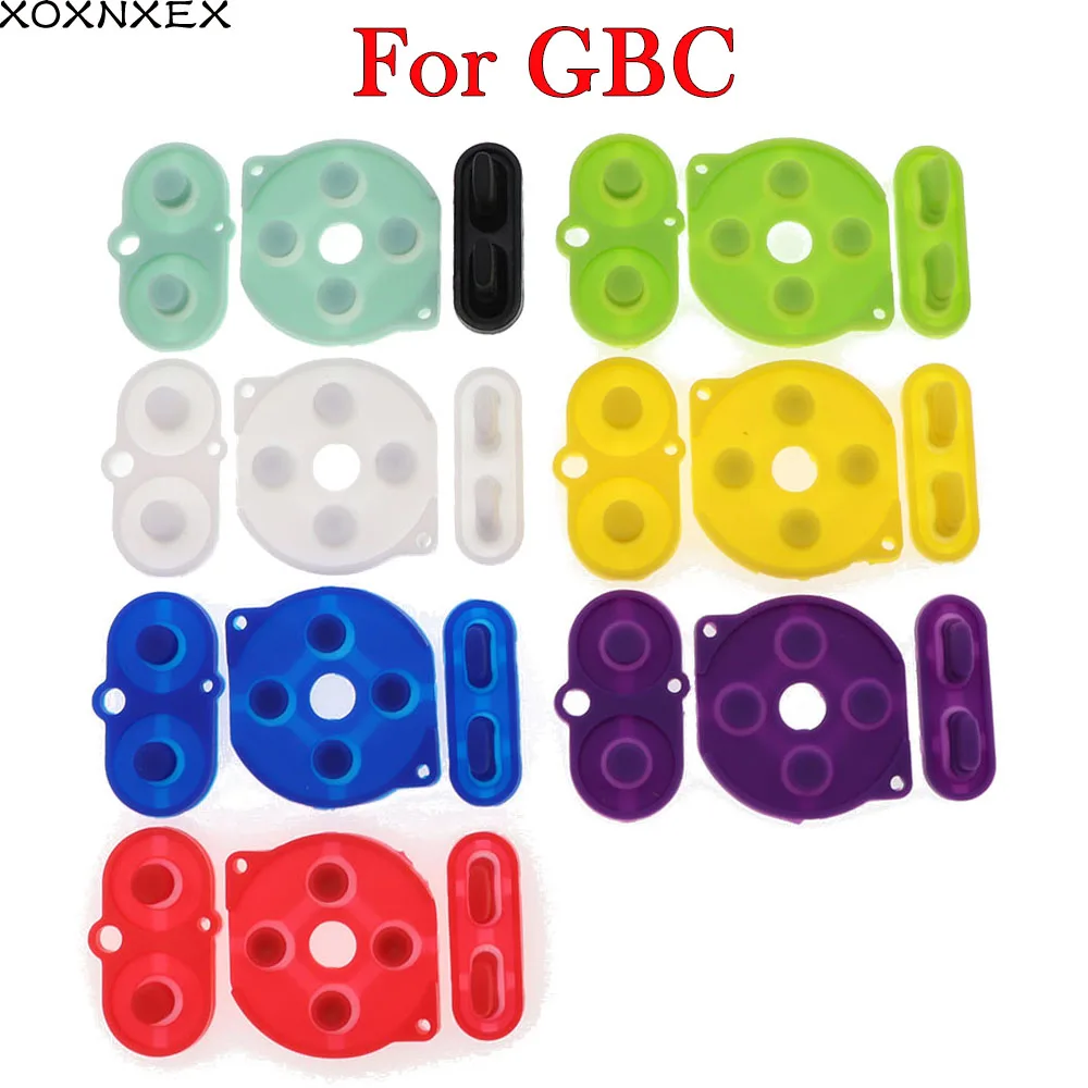 1Set Rubber Conductive Button A-B D-Pad for Nintend GameBoy Color GBC Shell Housing Silicone Start Select Keypad