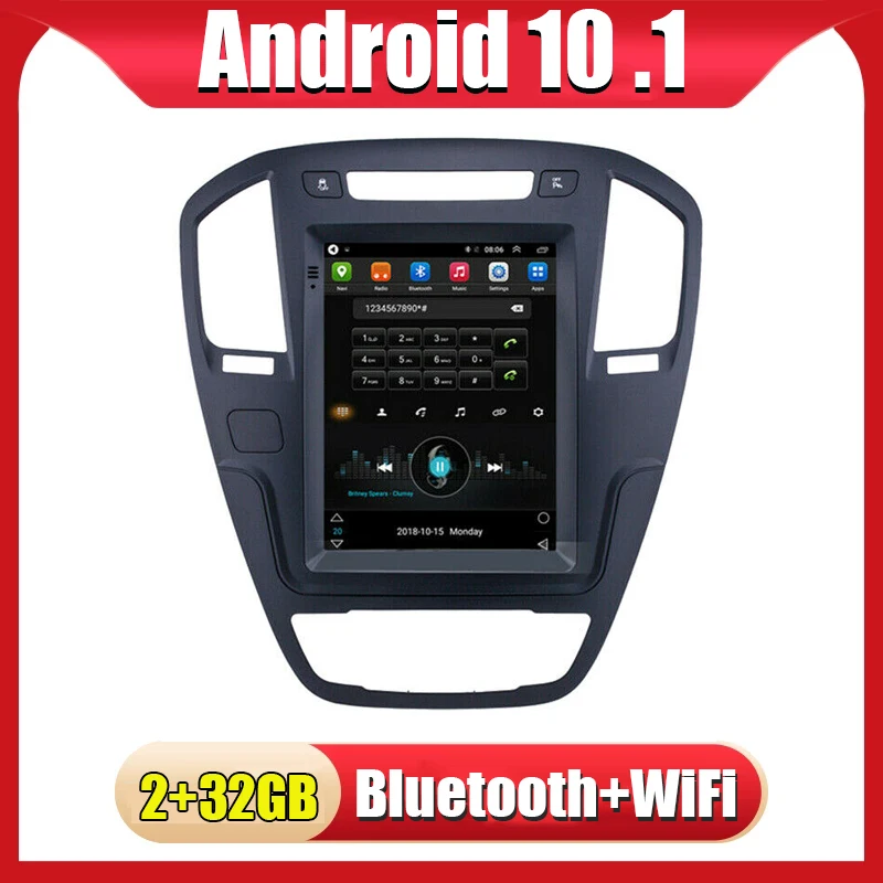 

Android 11 Car MP5 Player 9.7'' GPS Wifi Vertical Radio Multimedia Video Player For Buick Regal 2008-2013 Head unit BT WIFI