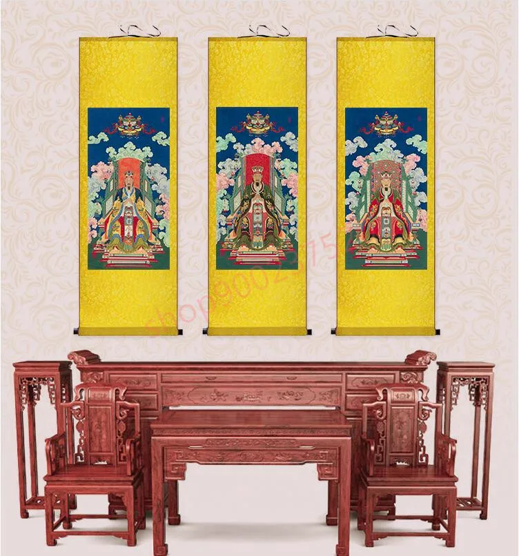 (На заказ) Taoist статуи сангвианского императора, портрет лагерстроемии индийской и картины Шелкового Свитка (На заказ) Taoist статуи сангвианского императора, портрет лагерстроемии индийской и картины Шелкового Свитка