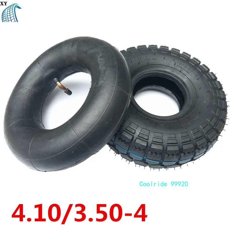 

Coolride High Quality Pneumatic Tire 4.10/3.50-4 Warehouse Trolley Geriatric Scooter Tire 10 Inch Replacement Parts