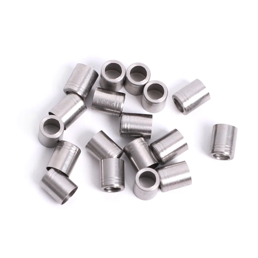 24pcs Stainless Steel Explosion-proof Ring For The ID 4.2 mm OD 5.25 - 6.1 mm Arrow Shaft Protecter Ring