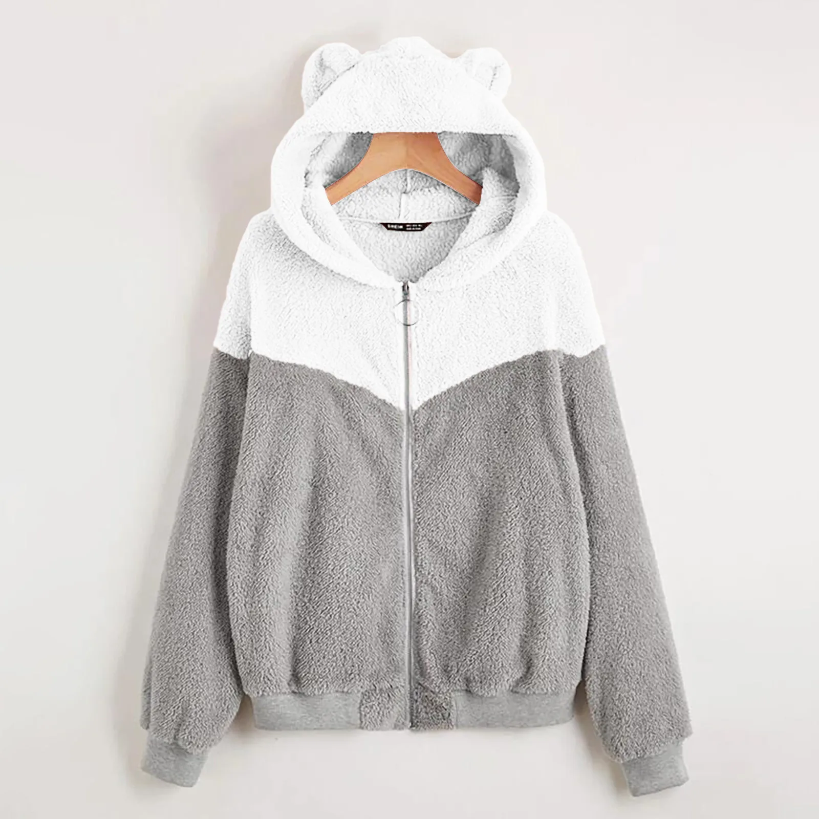 Winter Teddy Fleece Coat Women kawaii Teddy Bear Jacket Thick Warm Fake Fleece Jacket Fluffy Outwear Plus Size Loose Overcoat