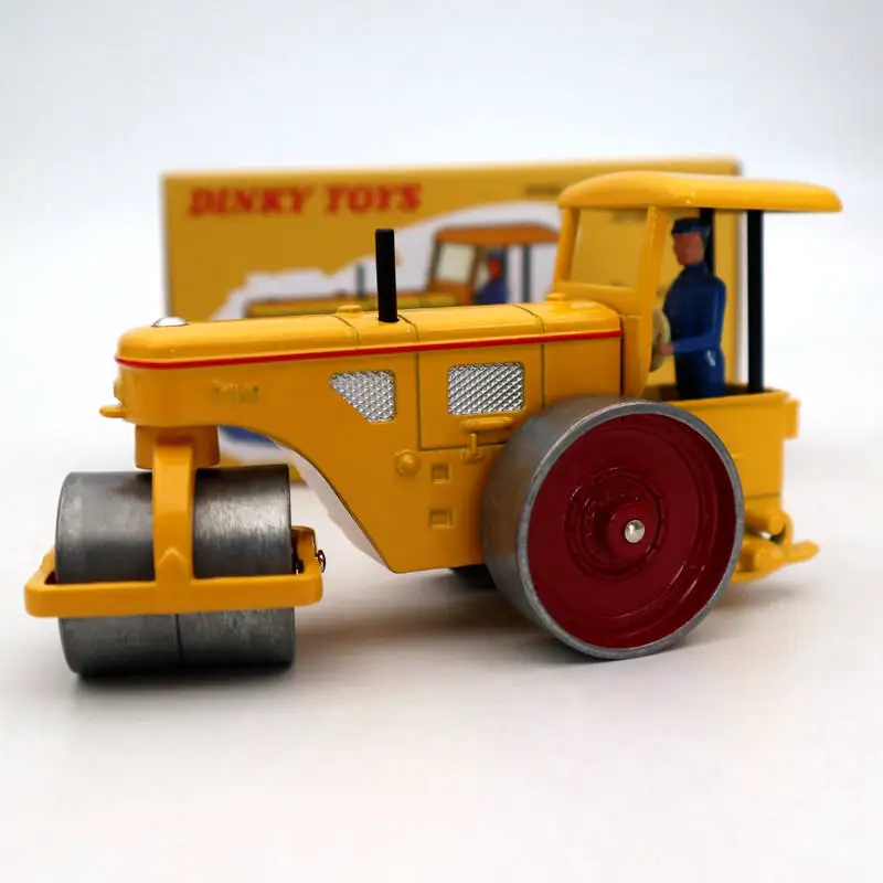 Atlas Dinky toys 830 Rouleau Compresseur Richier, modelos fundidos a presión, colección de coches, regalos