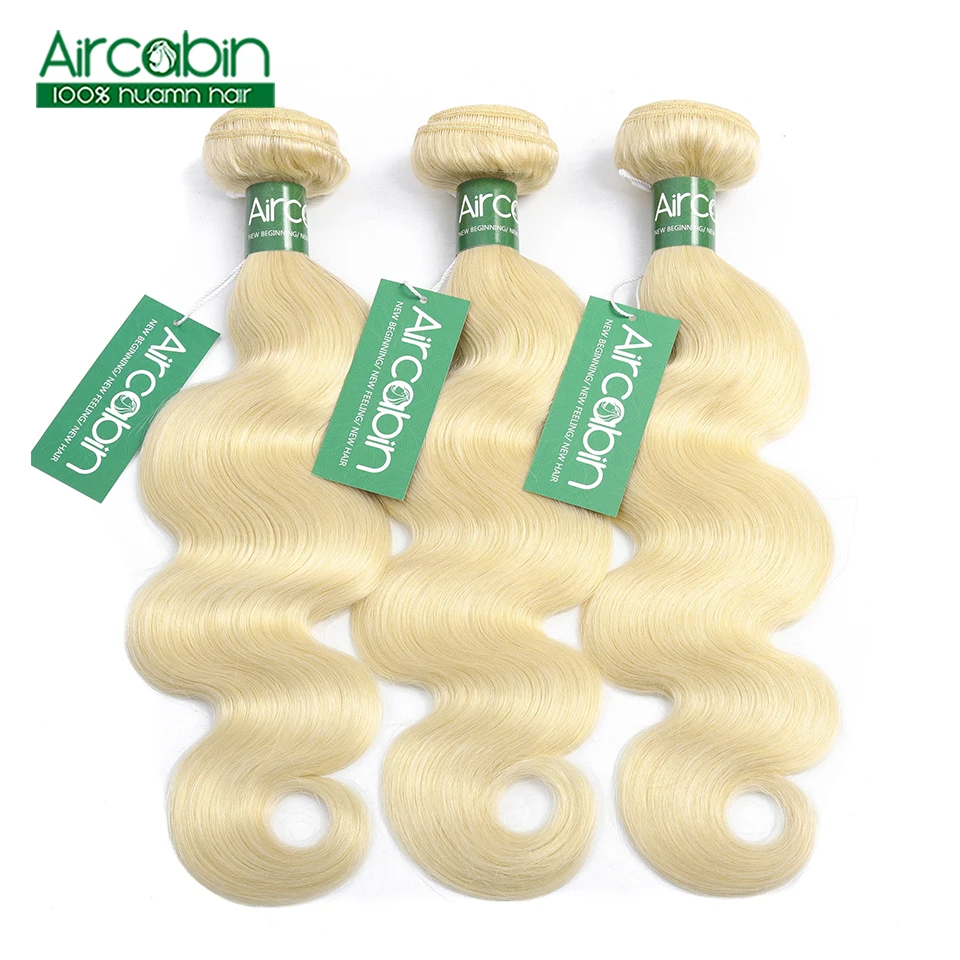 

Aircabin Brazilian Body Wave 100% Human Hair Bundles Weaves Remy Hair Extensions Natural Color 8-30 Inches 3/4 Pieces /Pack