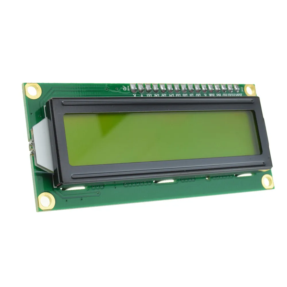 Display LCD Modulo con Giallo/Blu Blacklight 1602 5V LCD1602 PCF8574T PCF8574 IIC/I2C/Interfaccia 16x2 Carattere Per Arduino