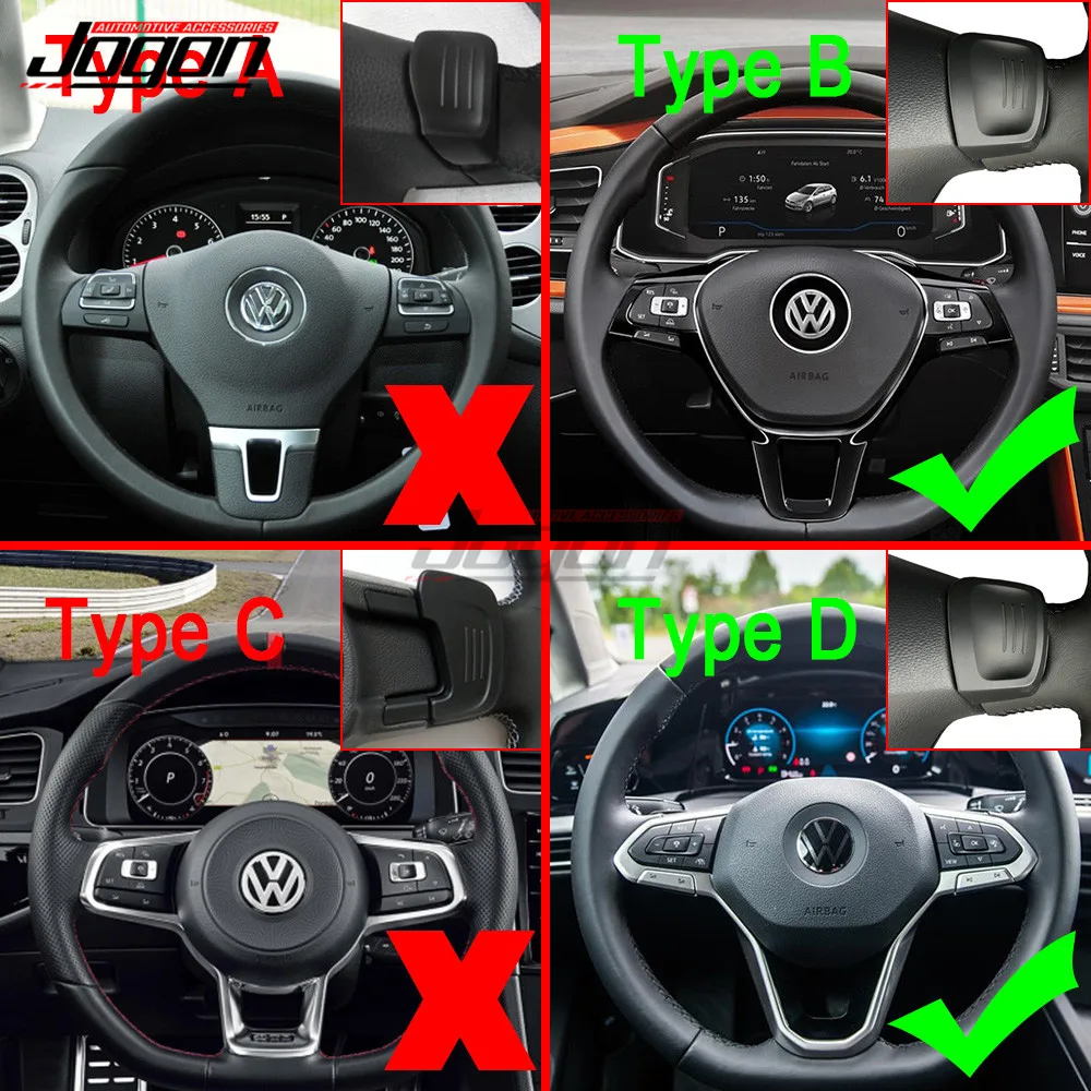 For VW T-ROC 2017-2021 Paddle Shifter Extension For VW T-Cross 2018-2021 Paddle Shift Car Accessories