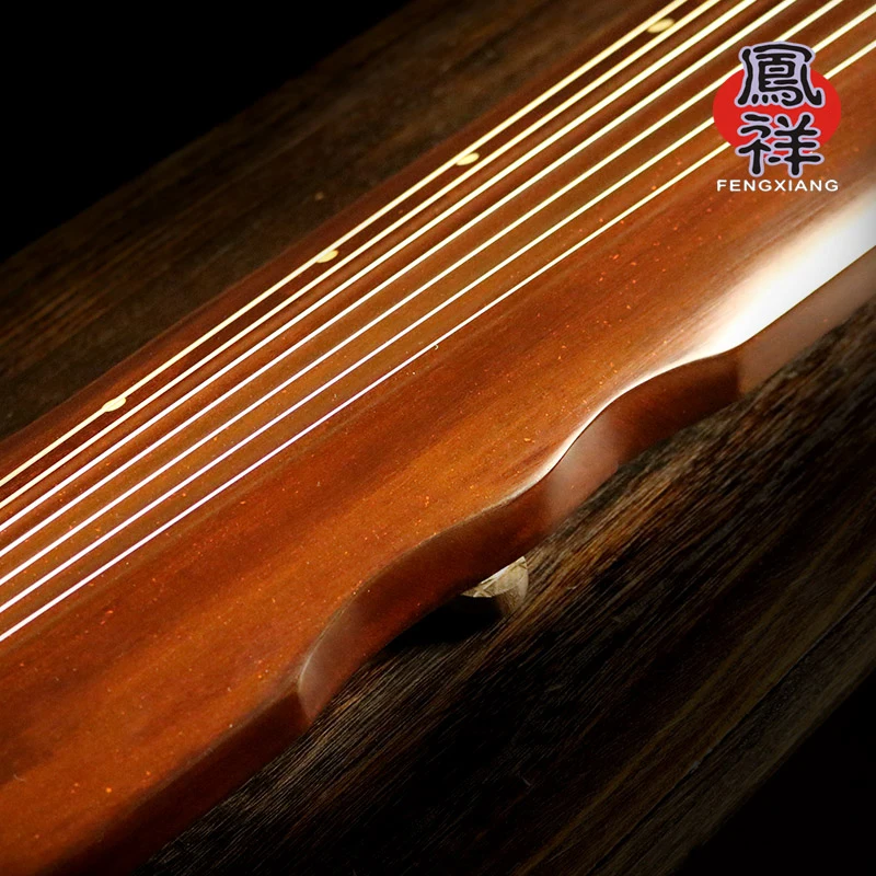 Professional Chinese Guqin Fuxi Style Zhongni Guqin Examination Performance Beginner Old Fir Material 7 Strings Guzheng Zither