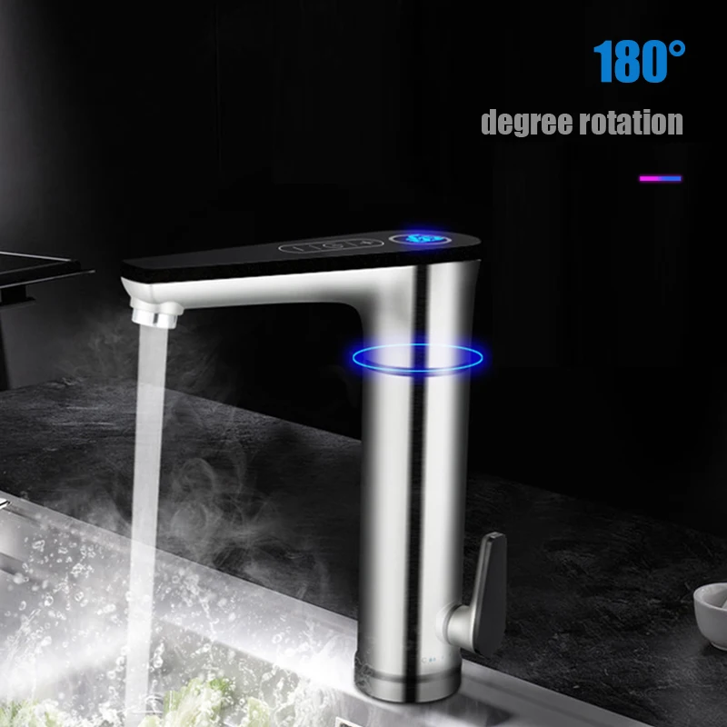 Home Kitchen Touch Faucet Hot Water Heating Tap With Electric Shower Induction Heater Instantaneous Water Heaters heater tap