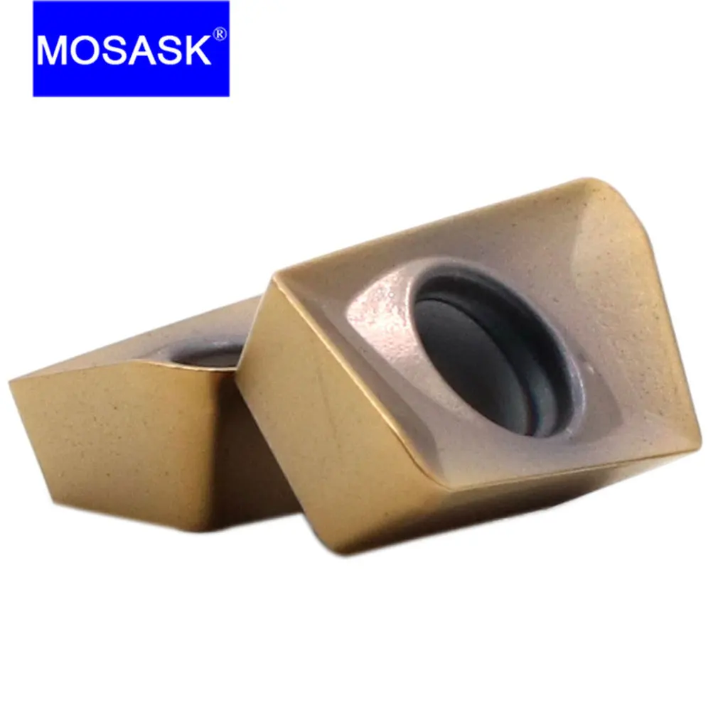 MOSASK 10PCS JDMT 0702 1003 1505 08 CNC Lateh Right Angle End Mill Finishing ASM Cutter Milling  Carbide Inserts