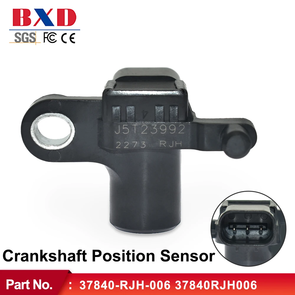 Crankshaft Position Sensor 37840-RJH-006 37840RJH006 J5T23991 J5T23992 For Acura EL 1.7L Honda Civic 2001-2005