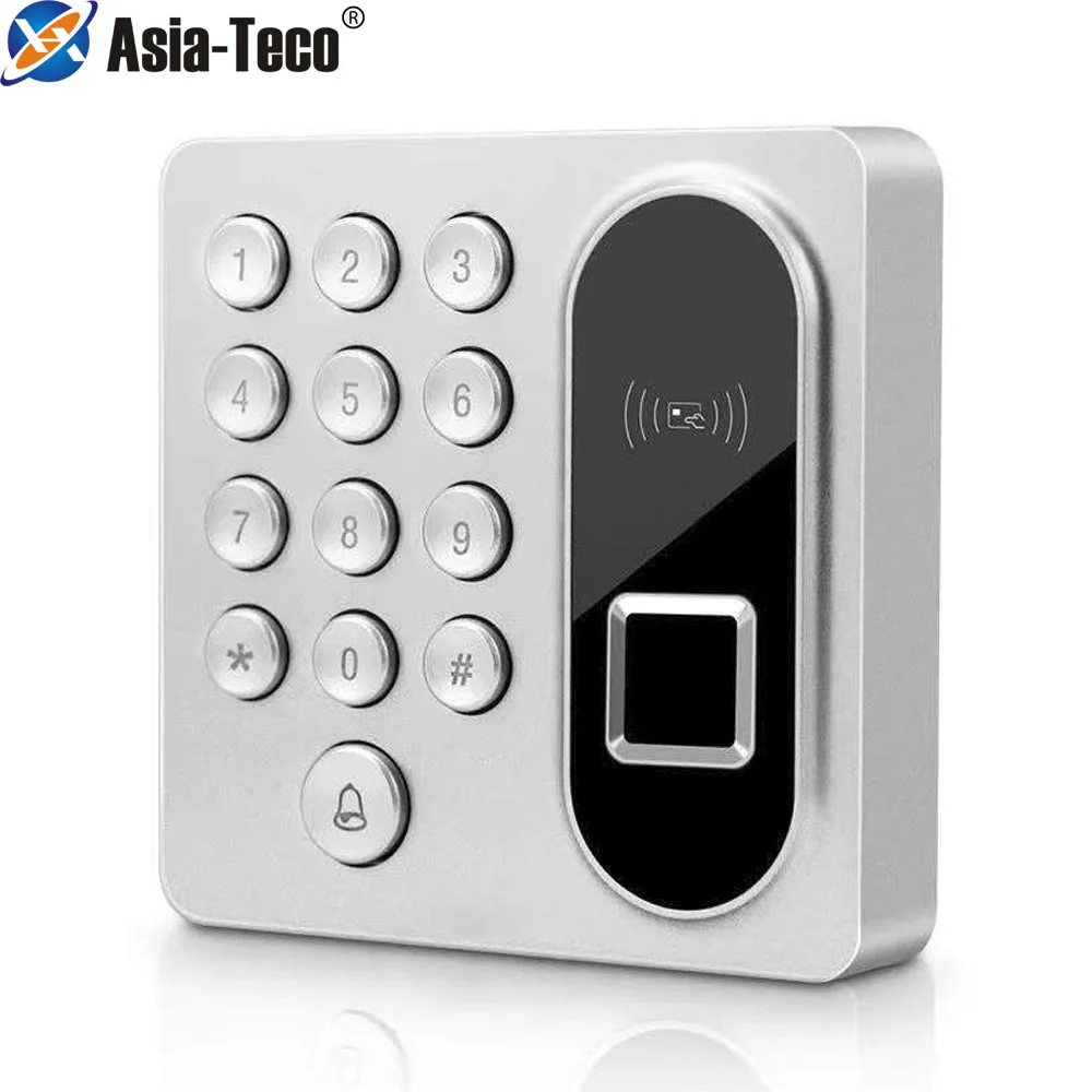 

125KHZ RFID Keypad Biometric Fingerprint Access Controler Card Reader Door Lock System 200 user