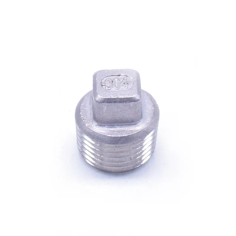 Фитинги для водопроводных труб из нержавеющей стали SS304, шестигранная гайка/трубчатая крышка/штекер 1/8 "1/4" 3/8 "1/2" 1 "1-3/4" 1-1/4 "1-1/2", резьба BSP