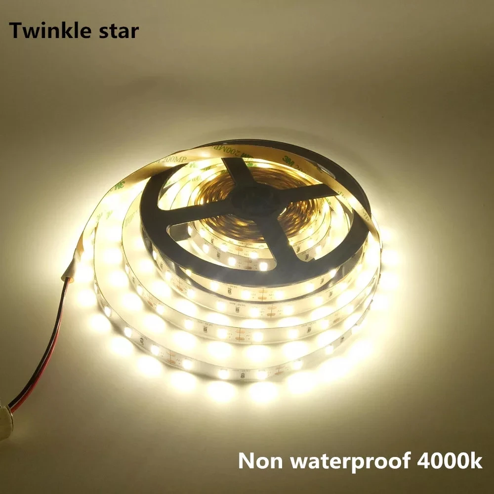 LED-Streifenlicht 5630 5730, wasserdicht, IP65, 12 V, 5 m, warm, 3000 K, 6500 K, kaltweiß, Naturweiß, 4000 K, Rot, Grün, Blau, flexibles Band – Detail 4