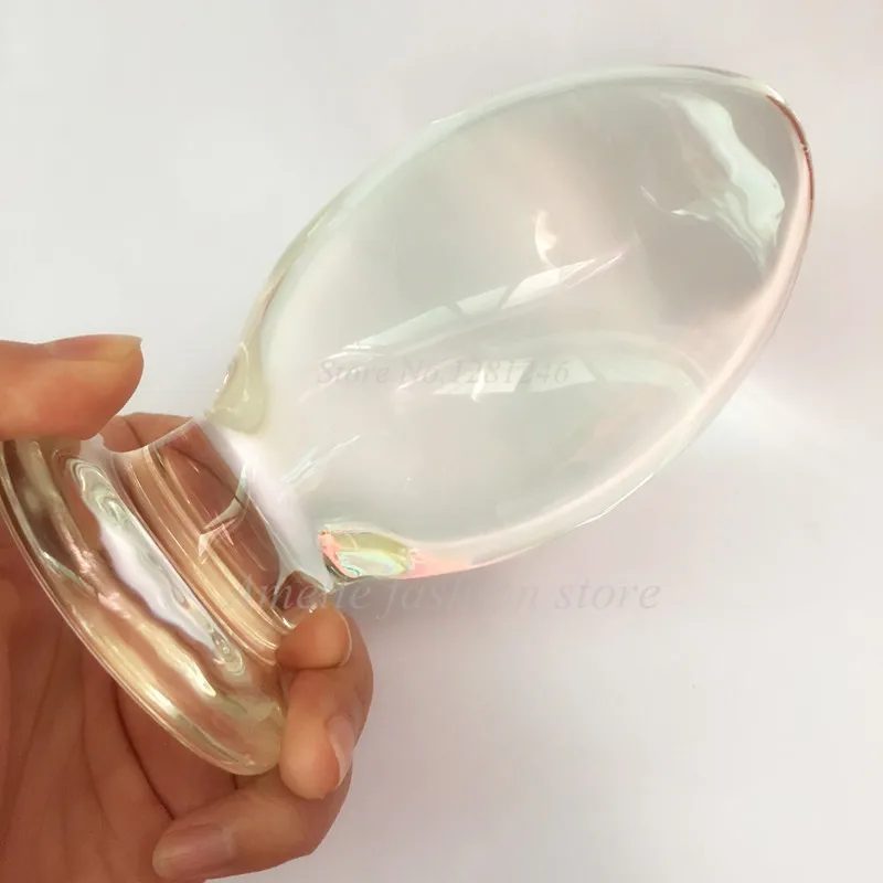 67*134mm Large Huge Glass Anal Sex Toys For Women Men Crystal Anal Butt Plug Health Massager Prostate Stimulation Sex Products