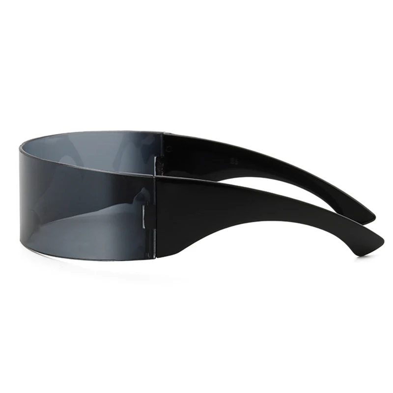 Y2k zukünftige Krieger randlose Sonnenbrille Punk Retro Sonnenbrille Fahrrad brille Mode Männer Frauen Hip Hop Party Brille neu – Detail 9