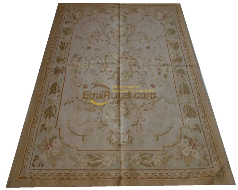 chinese aubusson  Folk Carpet New Listing Retro natural sheep wool