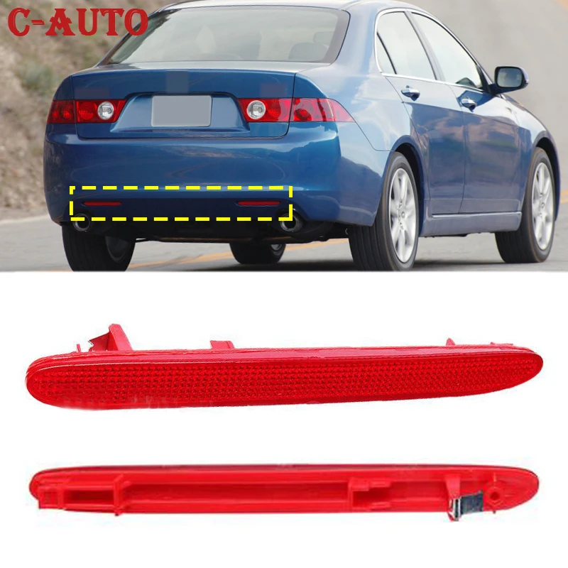 Car Rear Bumper Fog Light Reflector Lamp CRV Element For Honda Acura TSX Euro ACCORD CL7 CL9 2004-2008 ODYSSEY RB1 2007 2008