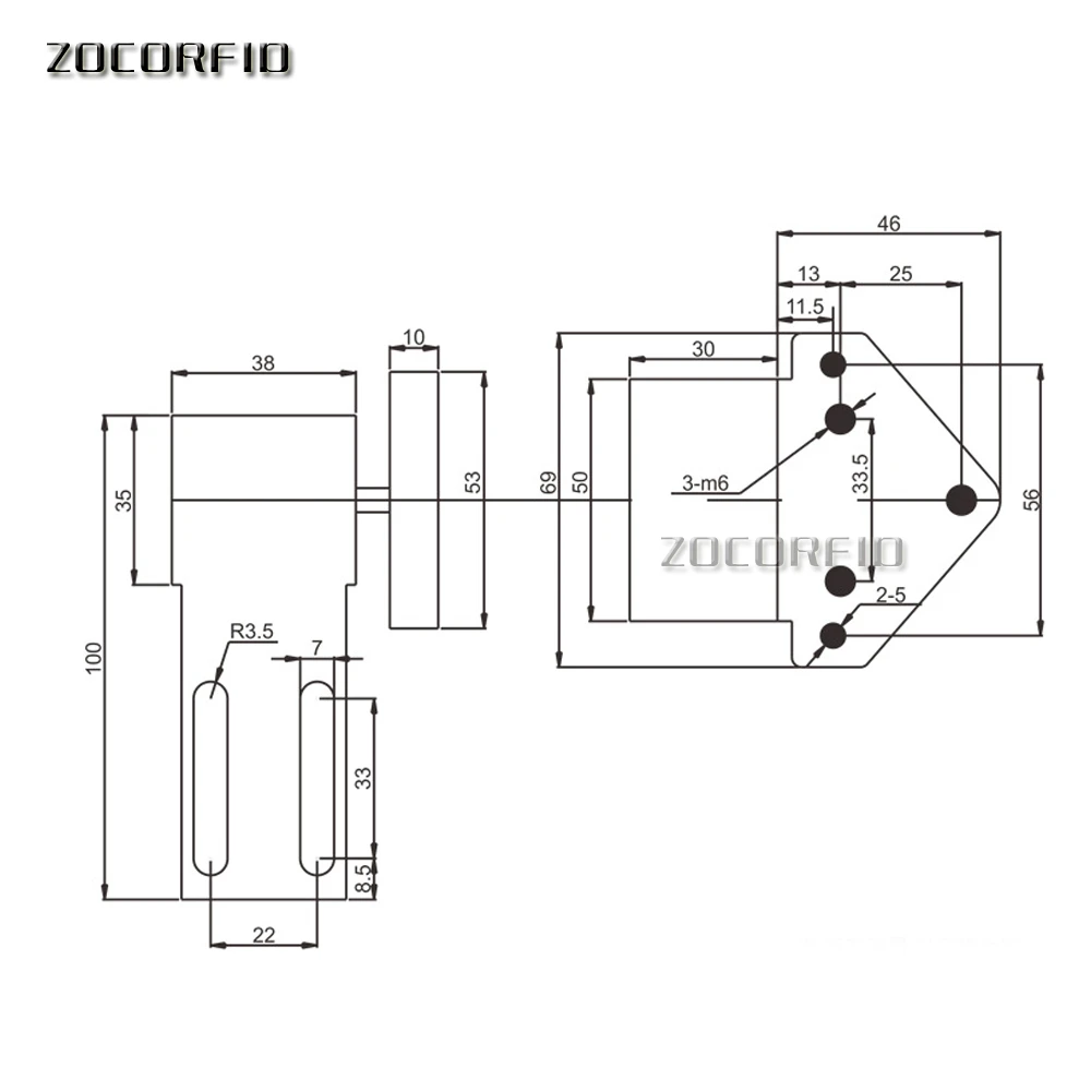 DC12V Suction-60KG automatic doors suction /Electro Holding Magnet for fire door magnetic door