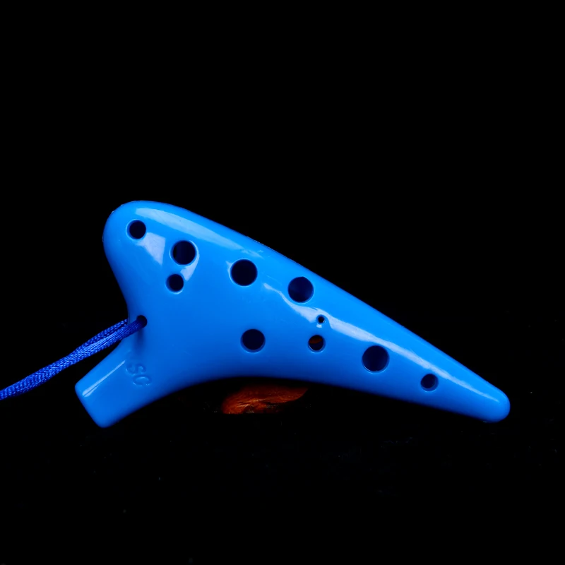 MINI Ocarina 12 hole Soprano C KEY SC mini ABS resin Ocarina flute Orff Musical Instruments Flauta for Childen  Student play