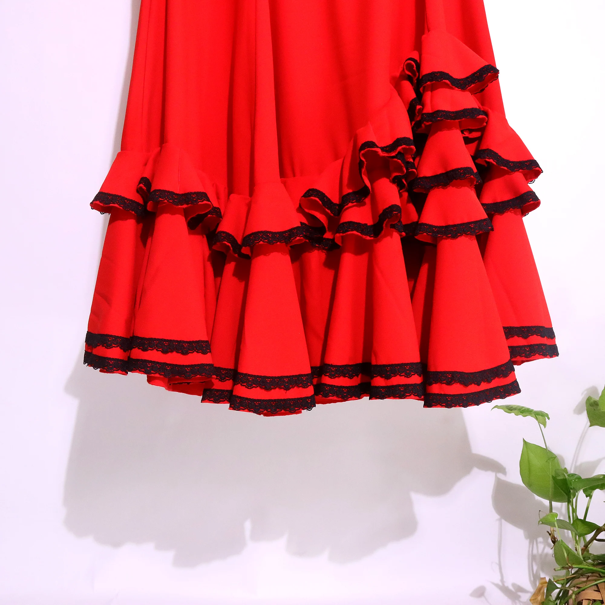 Dance Wear Flamenco Skirt  Multi - Layer Flounce Skirt DTT58