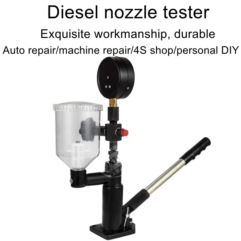 

Diesel fuel injector, calibrator, fuel injector pressure tester, diesel nozzle tester, tester, auto maintenance tools