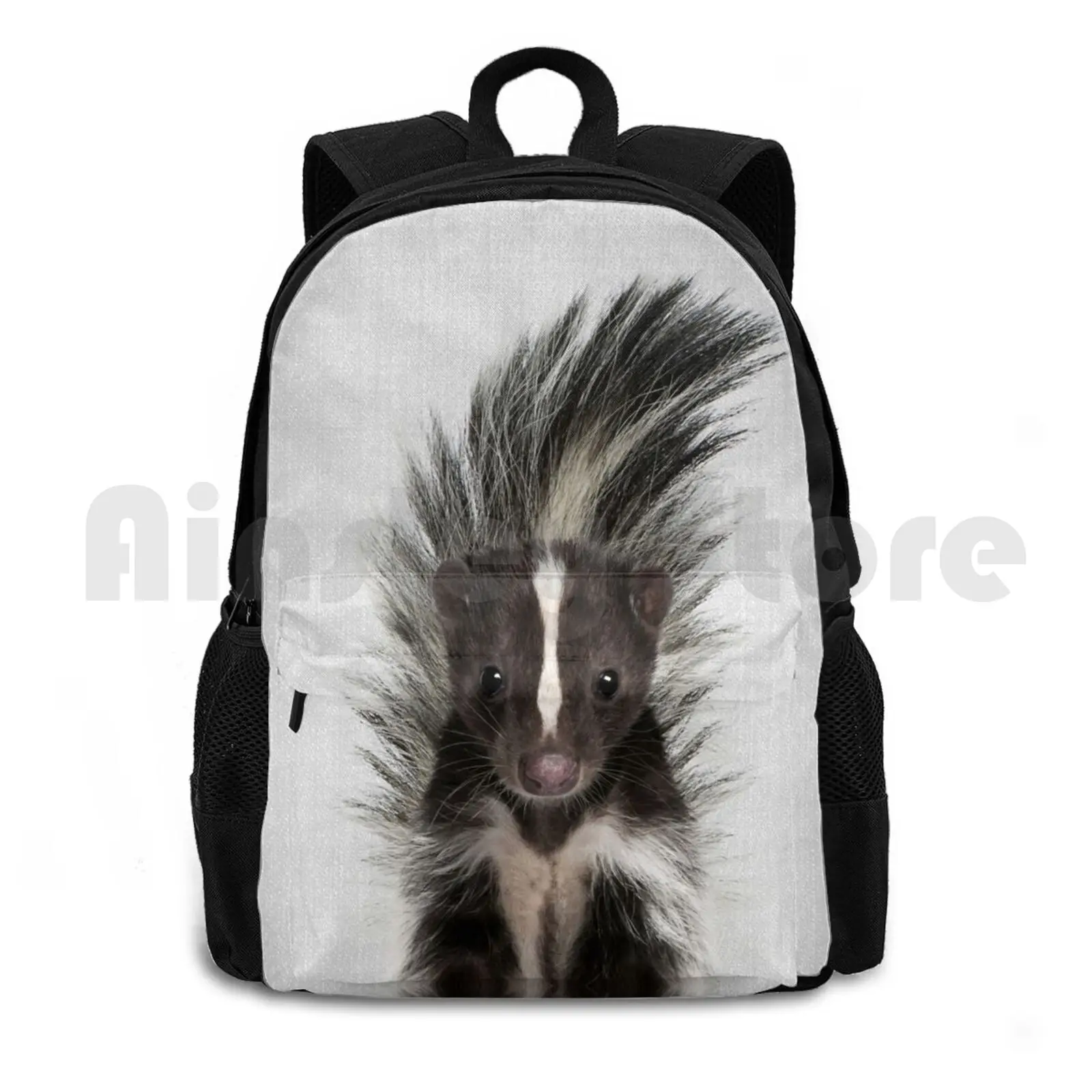 

Skunk-Colorful Outdoor Hiking Backpack Riding Climbing Sports Bag Animal Animals Peekaboo Wild Wildlife Nursery Modern