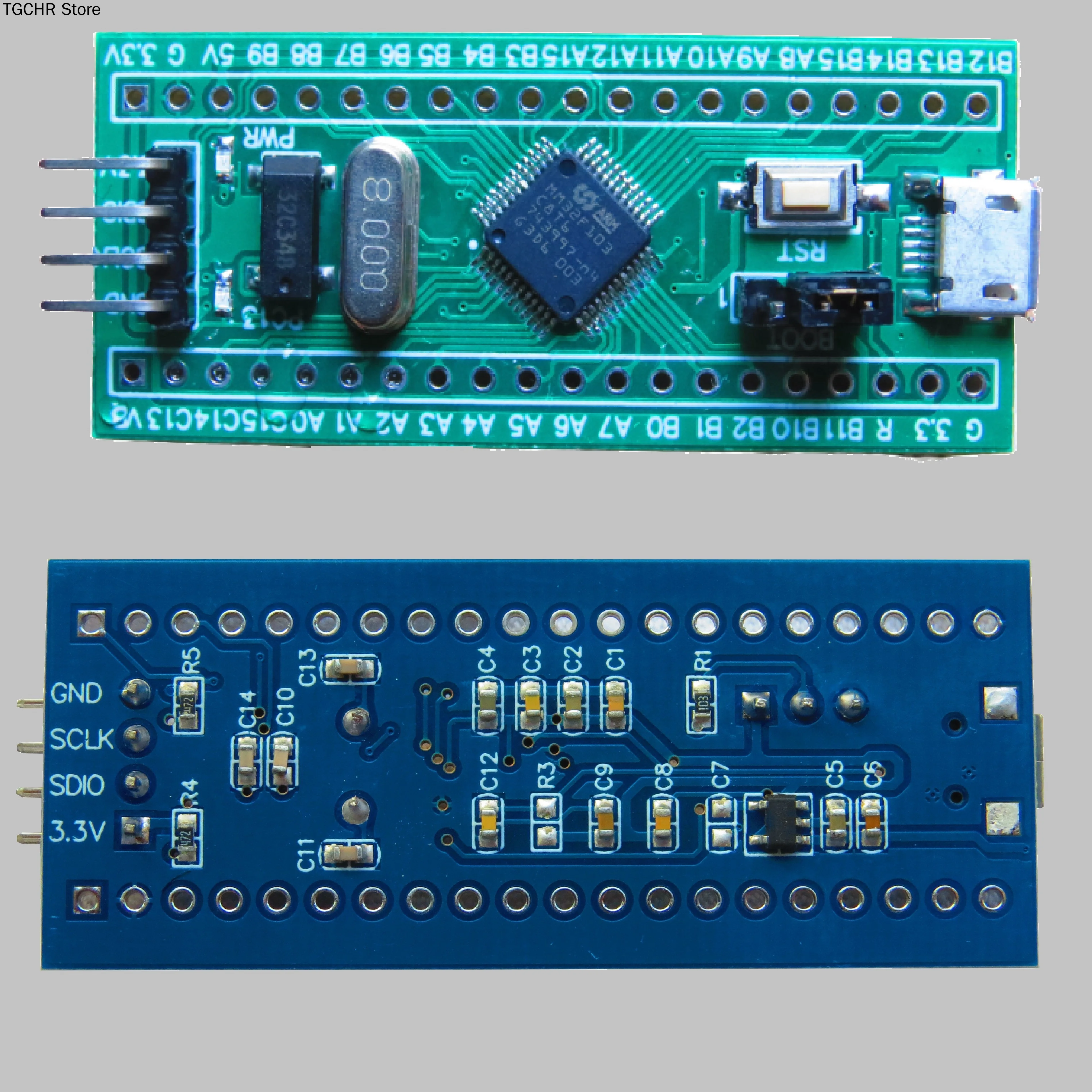 The MM32F103C8T6 Core Board Cortex M3 Replaces STM32 with the Mm32f103 Smallest System Development Board