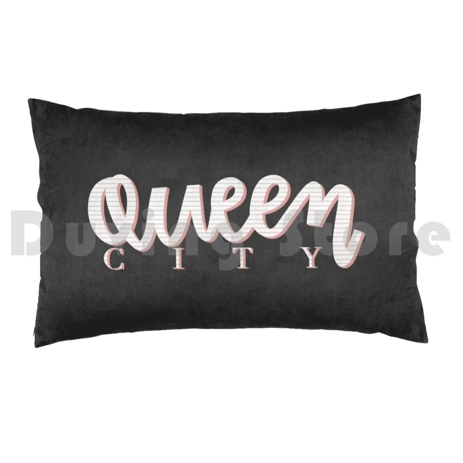 Queen CityPillow case Charlotte Clt Queen City Uncc Unc Charlotte Panthers Hornets