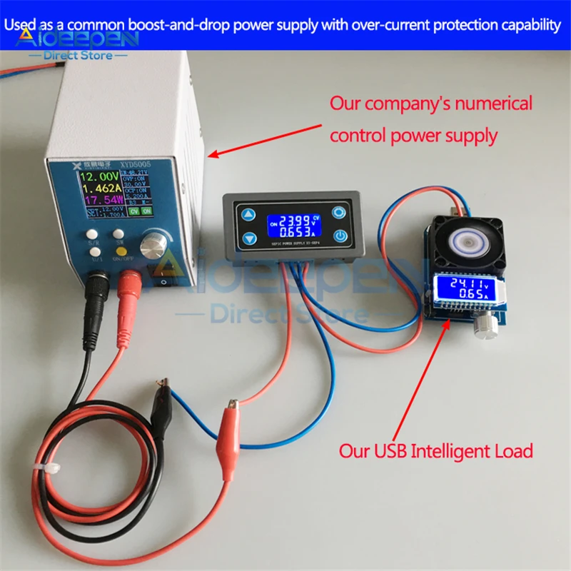 XY-SEP4 DC-DC 5,0 V-30 V auf 0,5–30 V 4 A 35 W automatischer Boost/Buck-Konverter CC CV geregeltes einstellbares Netzteilmodul