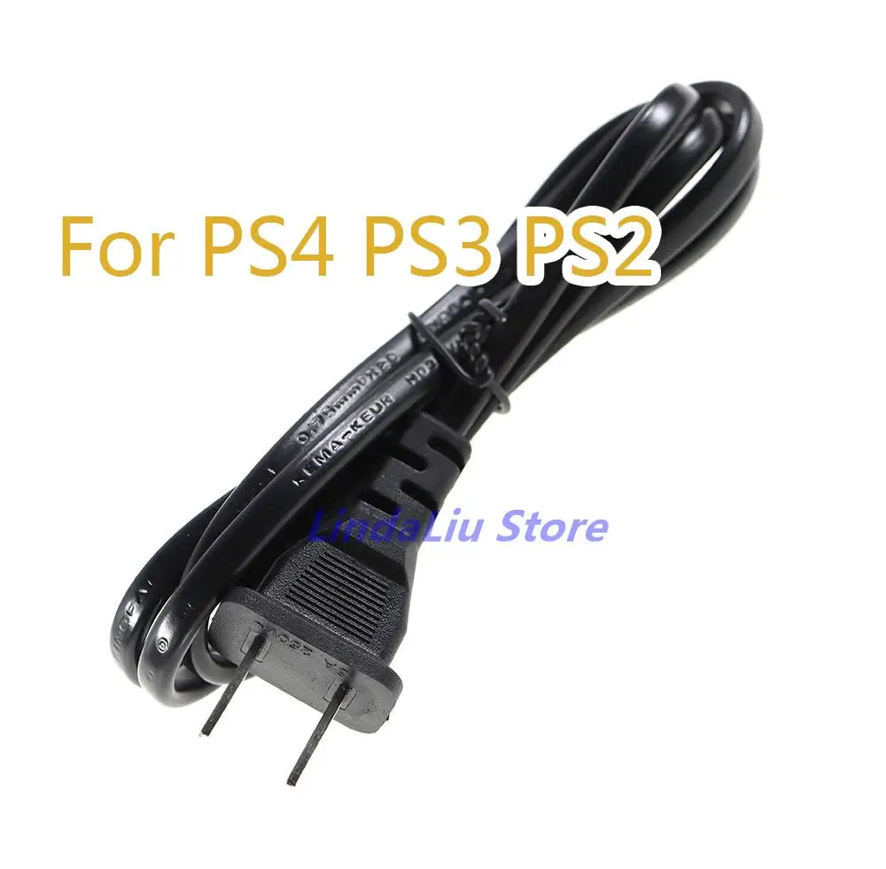 1pc Replacement 1m EU US Power Cable Power Supply Connect Cord For PlayStation PS4 PS3 PS2 Game Controller