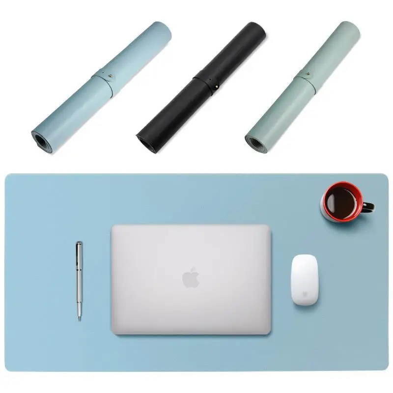 400*800 Double-side Portable Large Mouse Pad Gamer Waterproof PU Leather Suede Desk Mat Computer Mousepad Keyboard Table Cover