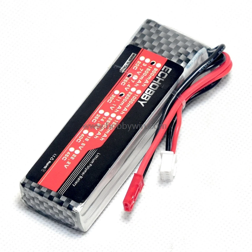 

11.1V 3S 1500mAh 25C LiPO Battery JST plug for RC Model Airplane Helicopter FPV Drone Speed Boat Lipolymer power