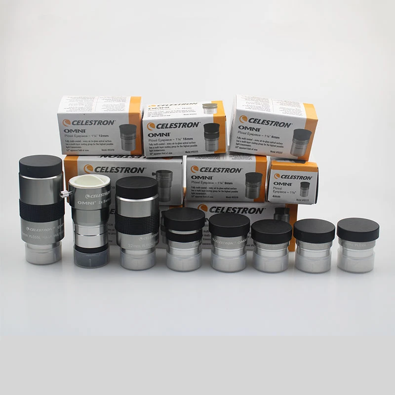 Celestron OMNI 4mm 6mm 9mm 12mm 15mm 32mm 40mm HD Eyepiece 2x Barlow Lens Fully Multi-Coated Metal Astronomy Telescope Monocular