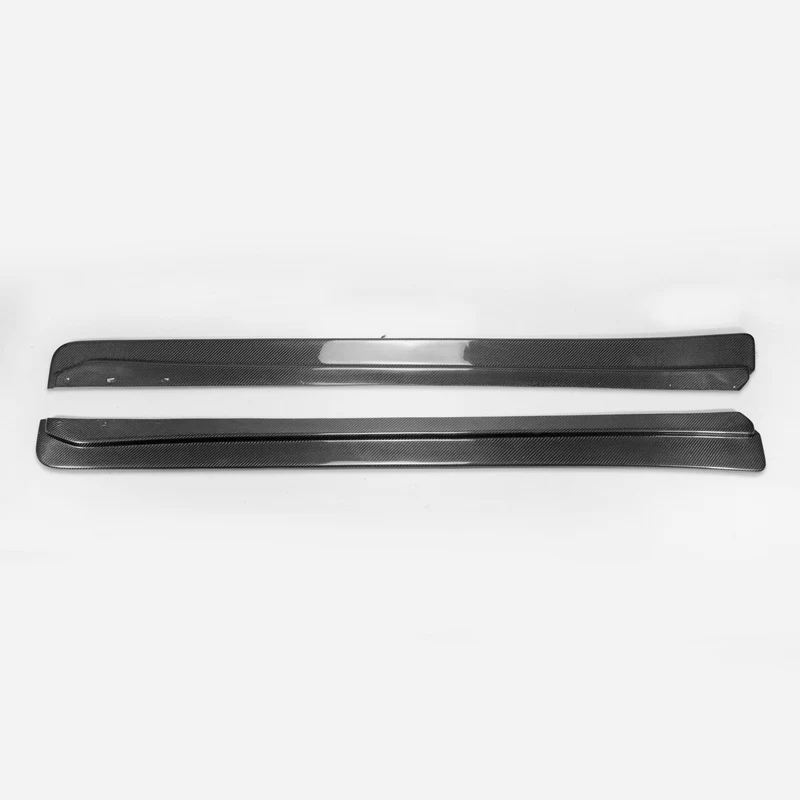 

MX5 NA Roadster FD Style Carbon Fiber Side Skirt Extension For Mazda Glossy Fiber Exterior Door Accessories Body Kit